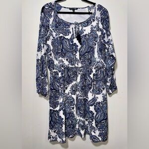 EUC SIGNATURE STUDIO Paisley Dress -‎ XL
